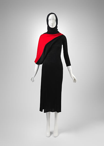 Dress, Yohji Yamamoto (Japanese, born Tokyo, 1943), wool, Japanese 