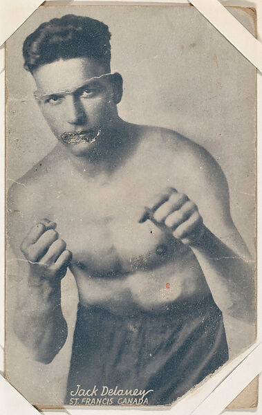 Jack Delaney from Boxers Exhibits series (W467), Exhibit Supply Company, Commercial photolithograph 