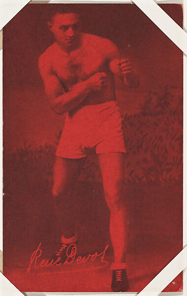 Rene Devos from Boxers Exhibits series (W467), Exhibit Supply Company, Commercial color photolithograph 