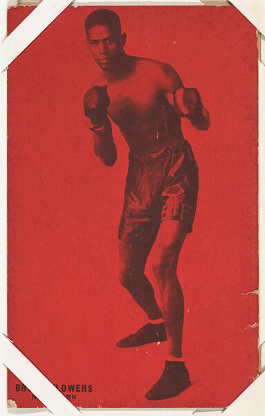 Bruce Flowers from Boxers Exhibits series (W467), Exhibit Supply Company, Commercial color photolithograph 