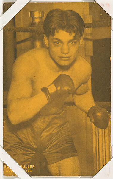 Sammy Fuller from Boxers Exhibits series (W467), Exhibit Supply Company, Commercial color photolithograph 