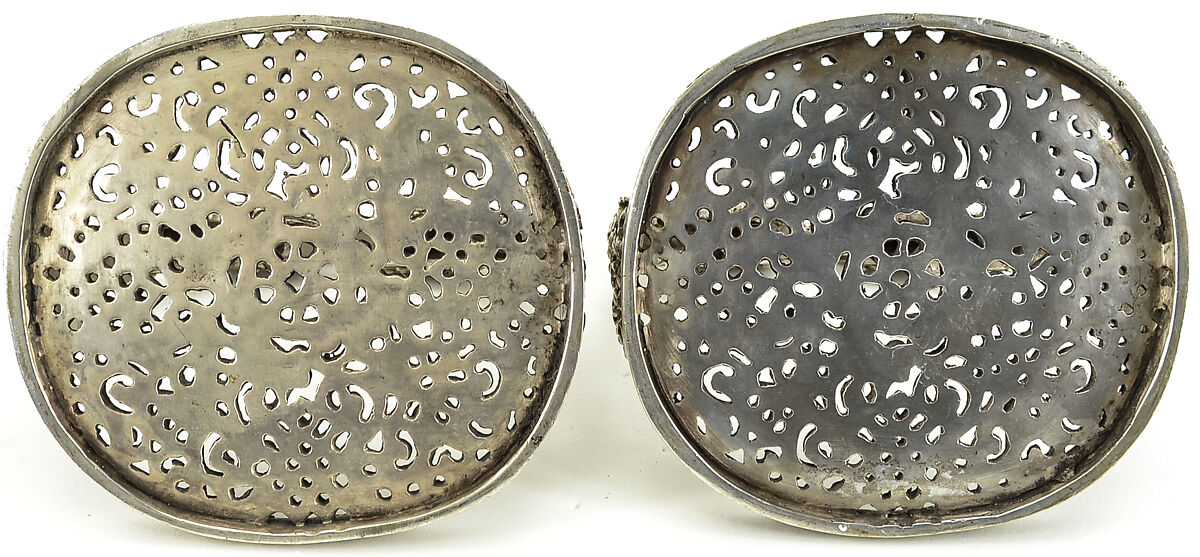 Pair of Stirrups, Silver, Mongolian
