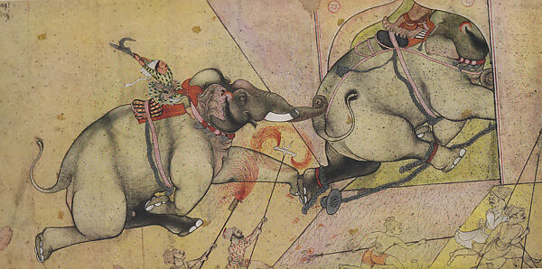 Rao Surjan's Favorite Elephants, Bhalarao and Anipa  
Inscribed: 