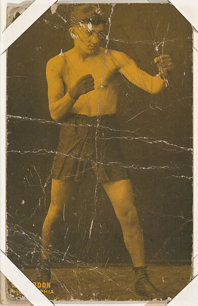 Al Gordon from Boxers Exhibits series (W467), Exhibit Supply Company, Commercial color photolithograph 