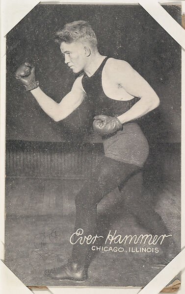 Ever Hammer from Boxers Exhibits series (W467), Exhibit Supply Company, Commercial photolithograph 