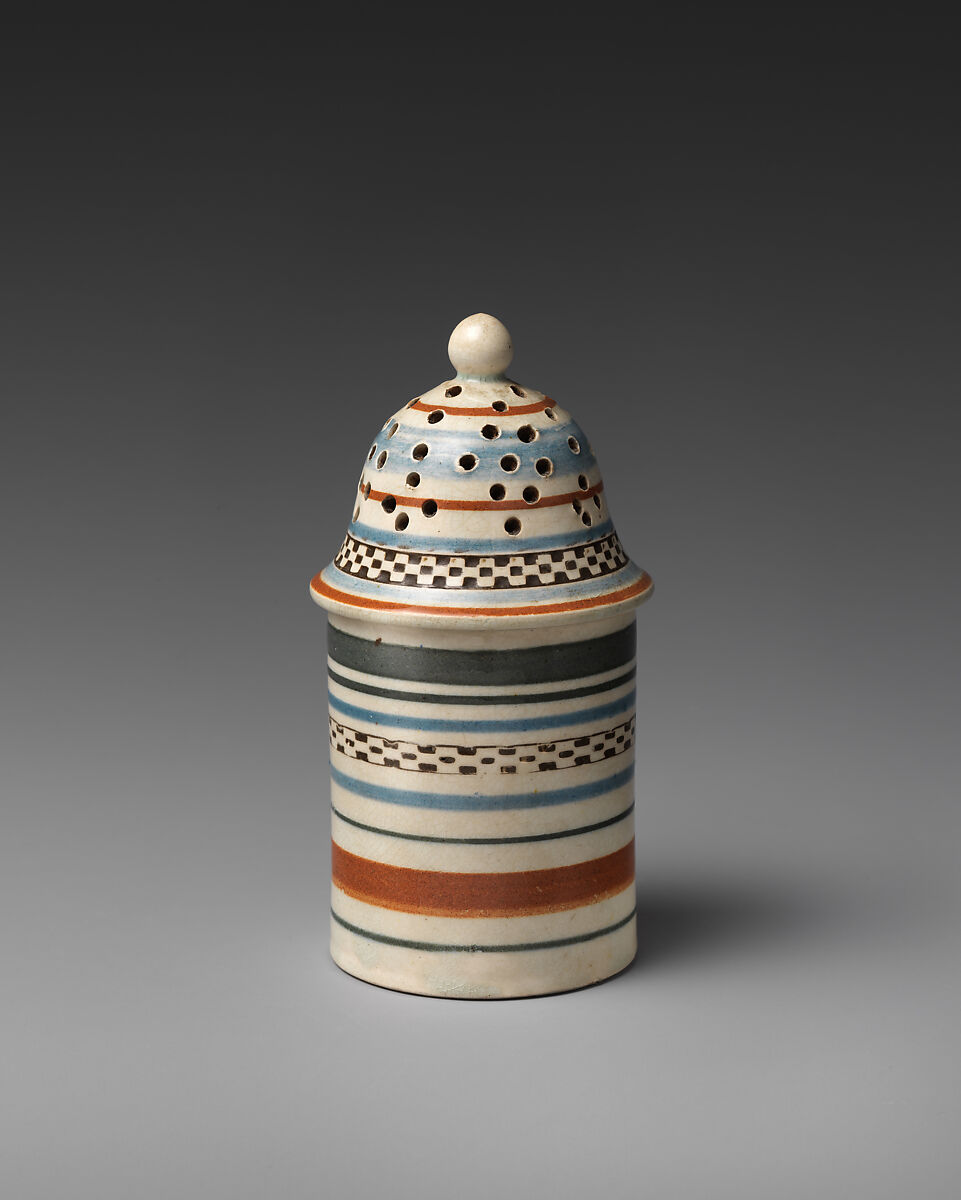 Pepper pot, Pottery, British 