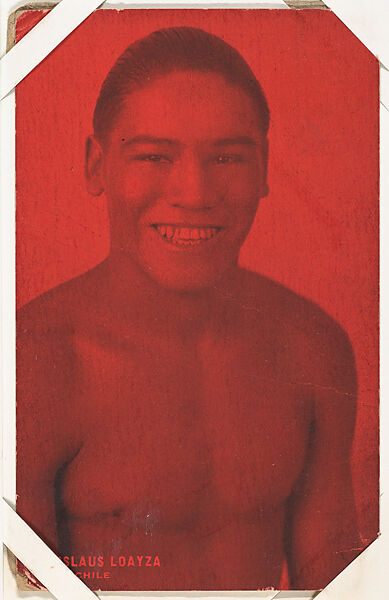 Stanislaus Loayza from Boxers Exhibits series (W467), Exhibit Supply Company, Commercial color photolithograph 