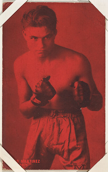 Hilario Martinez from Boxers Exhibits series (W467), Exhibit Supply Company, Commercial color photolithograph 