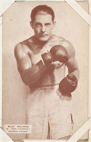 Billy Sullivan in "Fast Steppers" from Boxers Exhibits series (W467), Exhibit Supply Company, Commercial photolithograph 