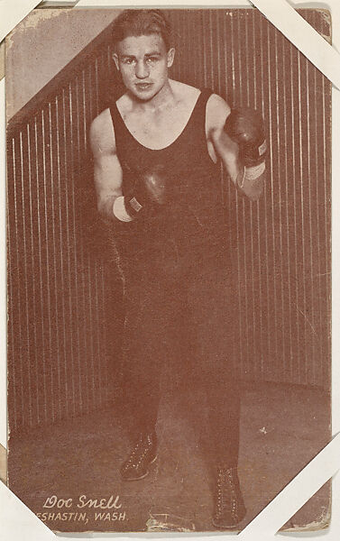 Doc Snell from Boxers Exhibits series (W467), Exhibit Supply Company, Commercial photolithograph 