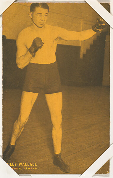 Billy Wallace from Boxers Exhibits series (W467), Exhibit Supply Company, Commercial color photolithograph 
