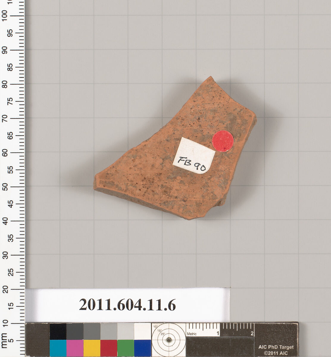 Terracotta fragment of a neck-amphora (jar)?, Terracotta, Greek, Chalcidian