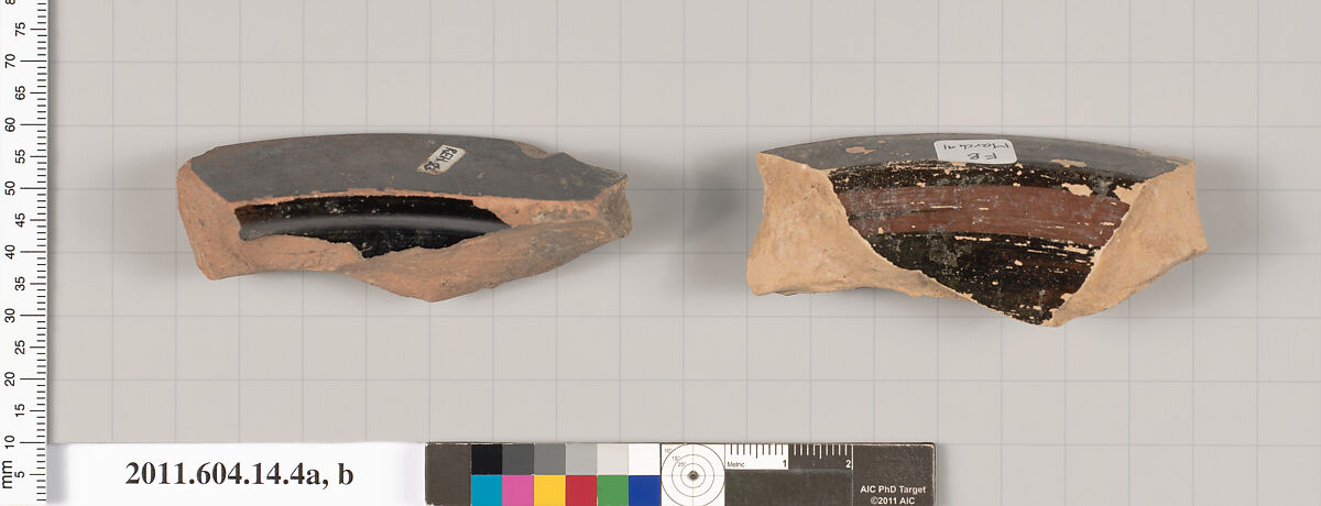 Terracotta fragments of an amphorae (jars)?, Terracotta, Unknown fabric