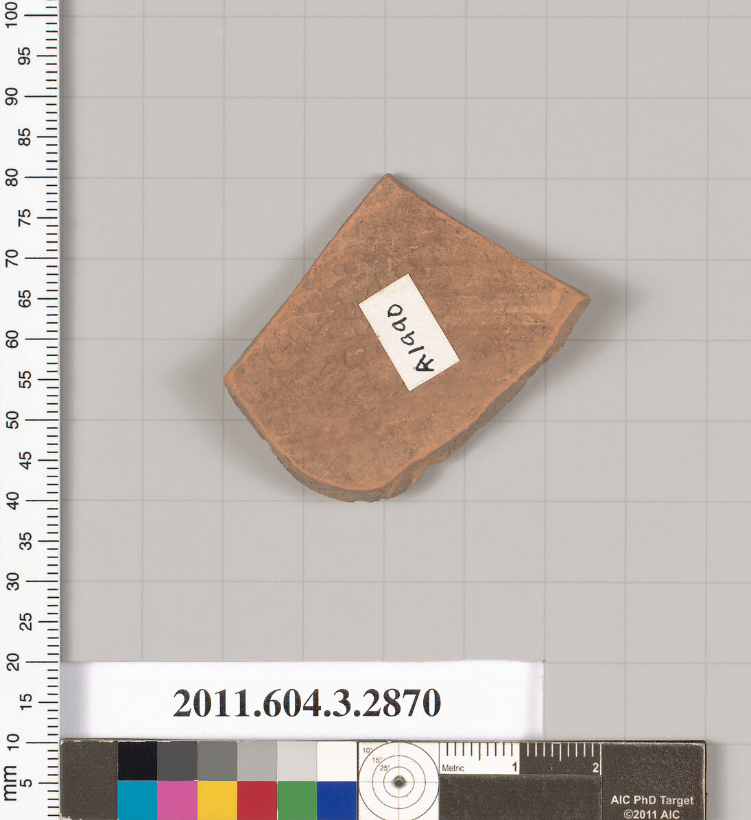 Terracotta fragment of a closed shape, Terracotta, Greek, Attic