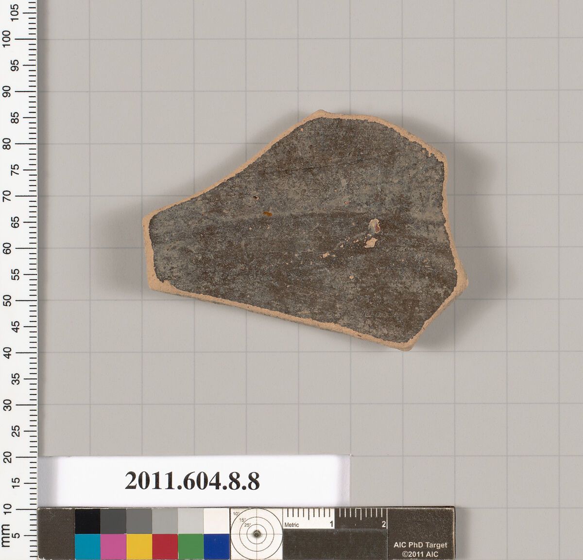 Terracotta fragment of a skyphos?, Terracotta, Greek, Corinthian