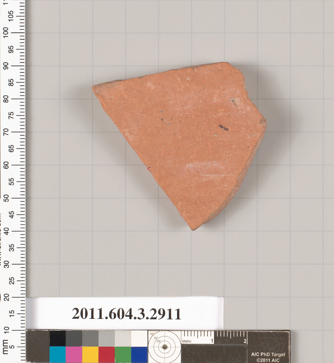 Terracotta fragment of an amphora (jar), Terracotta, Greek, Attic