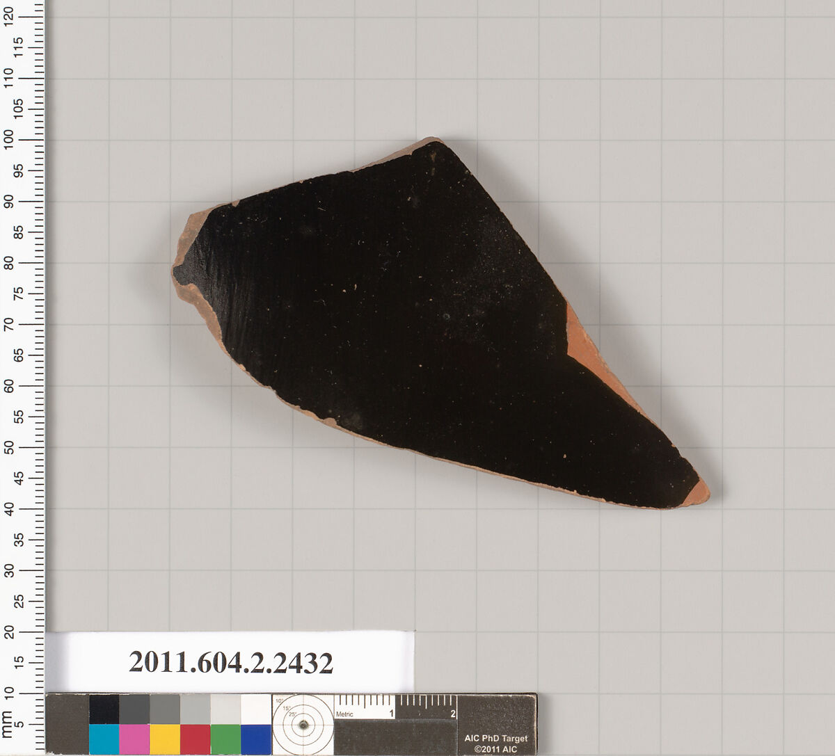 Terracotta fragment of an amphora (jar)?, Terracotta, Greek, Attic 