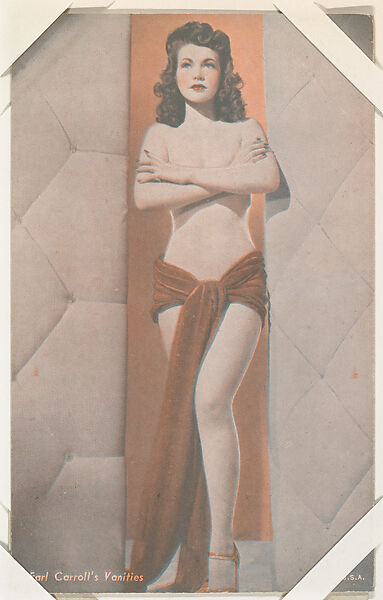Earl Carroll's Vanities Pin-up (W423), Commercial photolithograph 