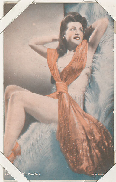 Earl Carroll's Vanities Pin-up (W423), Commercial photolithograph 