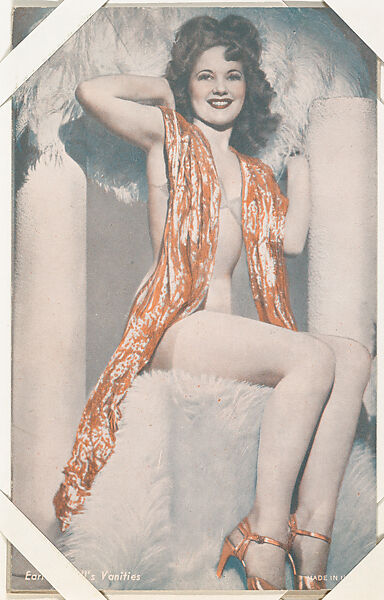Earl Carroll's Vanities Pin-up (W423), Commercial photolithograph 