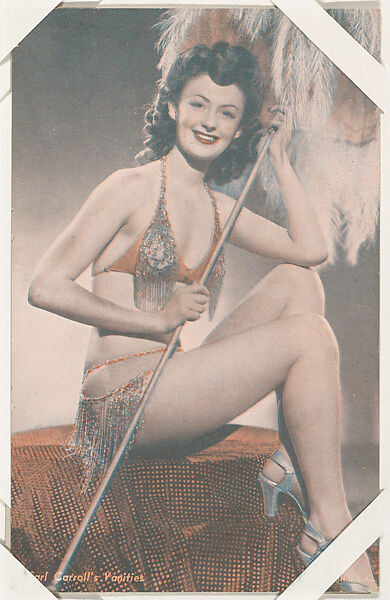 Earl Carroll's Vanities Pin-up (W423), Commercial photolithograph 