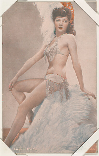 Earl Carroll's Vanities Pin-up (W423), Commercial photolithograph 