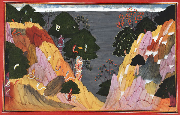 South Wind Cools in the Himalayas: Folio from a Gita Govinda Series