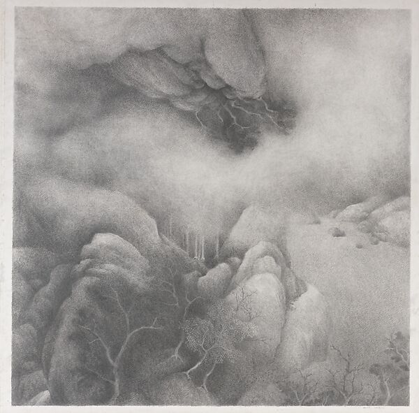 Landscape, Shao Fan (Chinese, born 1964), Pencil on paper, China 