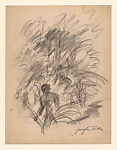Preparatory sketch for paintings depicting the history of the Crown of the Andes, Gordon E. Paxson (American, 1915–1954), Graphite and watercolor on paper, American