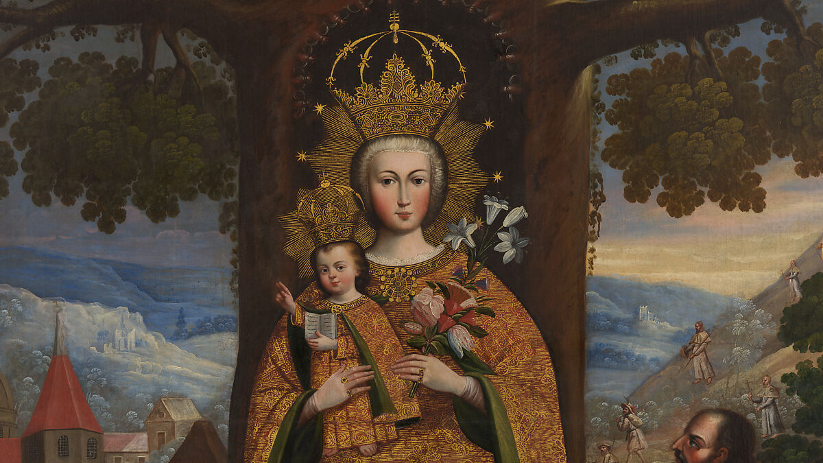 Our Lady of Valvanera, Unknown Cuzco Artist, Peru, second half of 18th Century, Oil and gold on canvas, Peru (Cuzco)
