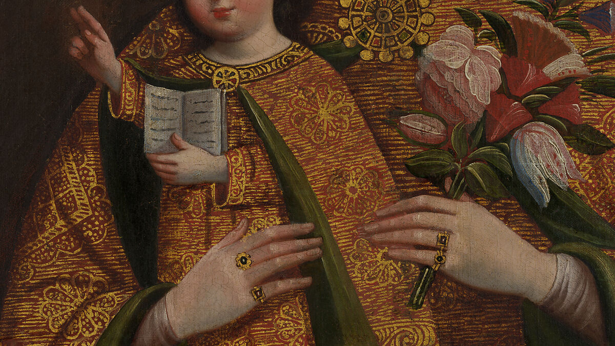 Our Lady of Valvanera, Unknown Cuzco Artist, Peru, second half of 18th Century, Oil and gold on canvas, Peru (Cuzco)