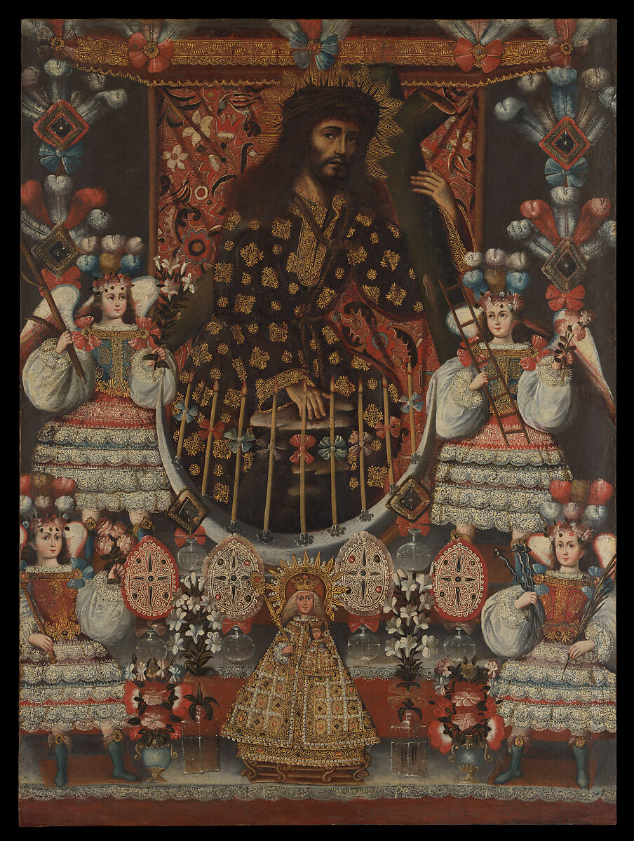 Image: Christ Carrying the Cross, called "The Lord of the Fall" by Unknown Cuzco Artist (Peru, second half 18th century), ca. 1770–75. Metropolitan Museum of Art Collection. 