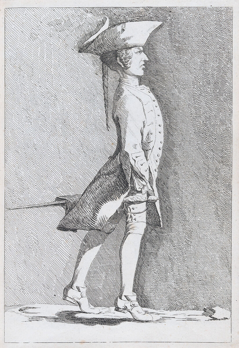 Louis-Joseph le Lorrain (?), pl. IV from "Recueil de caricatures", Ange-Laurent de La Live de Jully (1725–1779), Etching 
