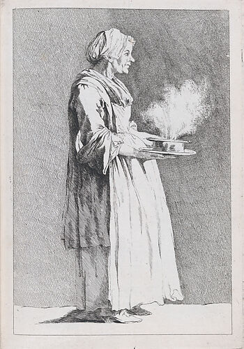 Rosa Diupert, Wife of Nicolas Bremont, Cook at the French Academy in Rome, pl. X from 