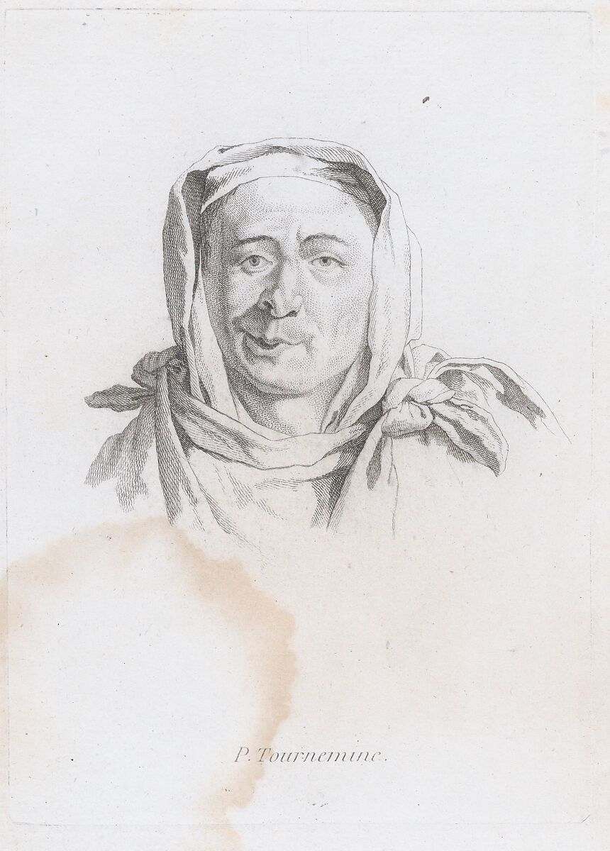 Portrait of P. Tournemine, After Guillaume Thiemet (French, active ca. 1781/88), Etching 