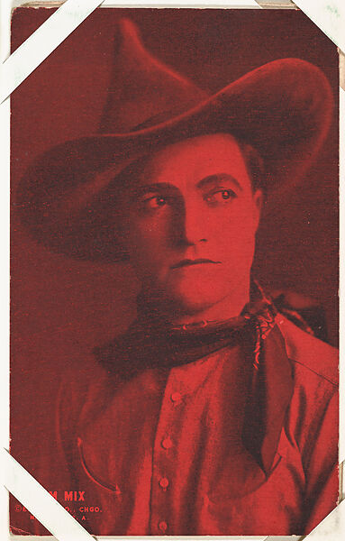 Tom Mix from Western Stars -- Special Sets Exhibits series (W414), Exhibit Supply Company, Commercial color photolithograph 