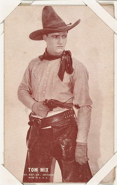 Tom Mix from Western Stars -- Special Sets Exhibits series (W414), Exhibit Supply Company, Commercial color photolithograph 