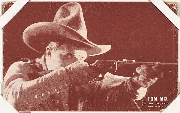 Tom Mix from Western Stars -- Special Sets Exhibits series (W414), Exhibit Supply Company, Commercial color photolithograph 