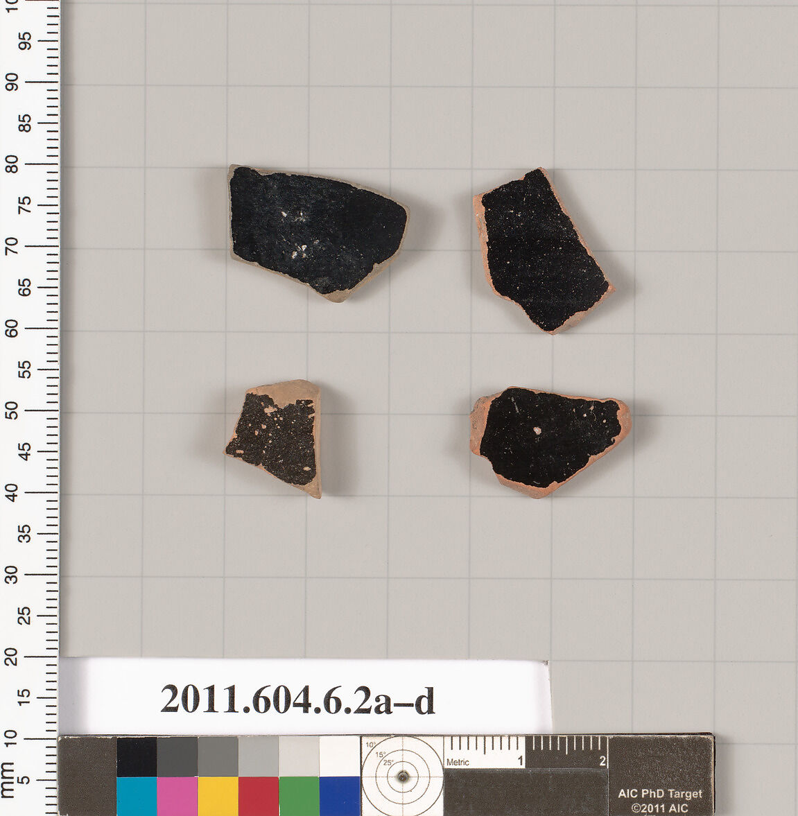 Terracotta fragments of open shapes, Terracotta, Greek, Attic