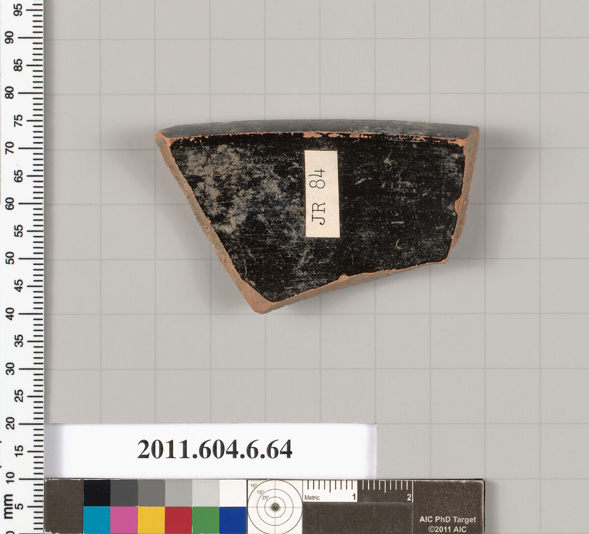 Terracotta fragment of a bowl?, Terracotta, Greek, Attic