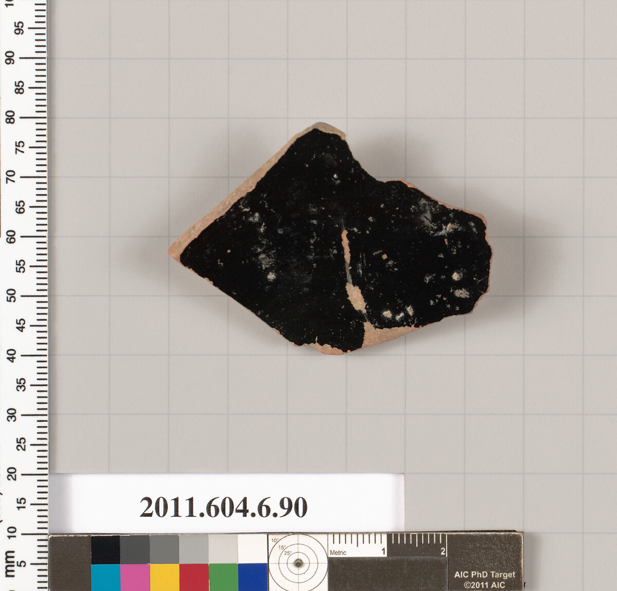 Terracotta fragment of a dish?, Terracotta, Greek, Attic