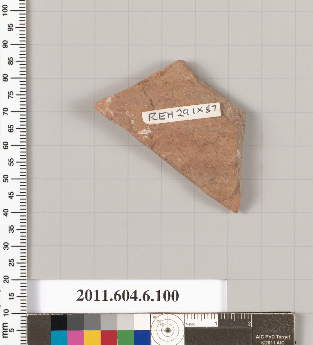 Terracotta fragment of a closed shape, Terracotta, Greek, Attic