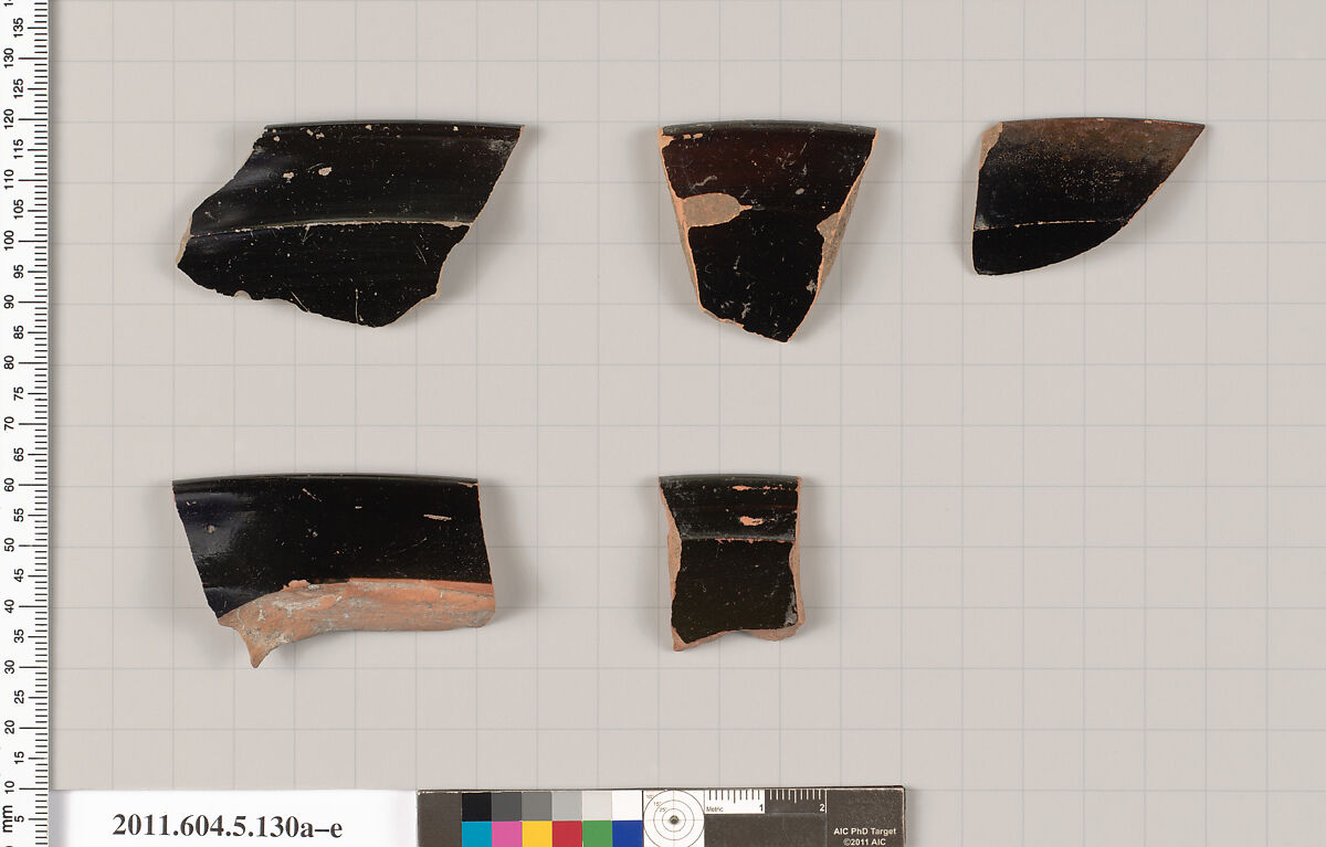 Terracotta rim fragments of stemless kylikes (drinking cups)? | Greek ...