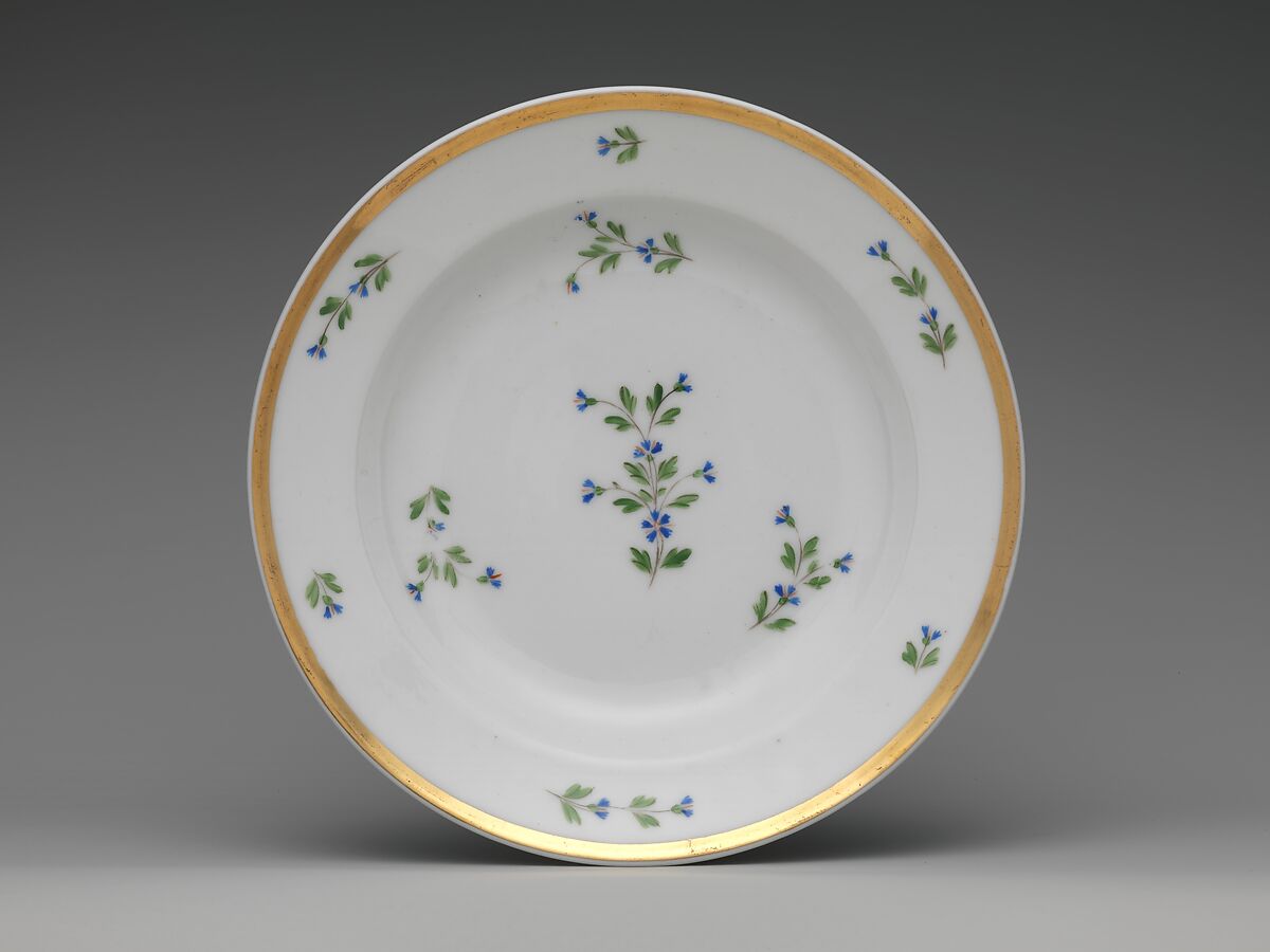 Soup Dish, Porcelain, French 