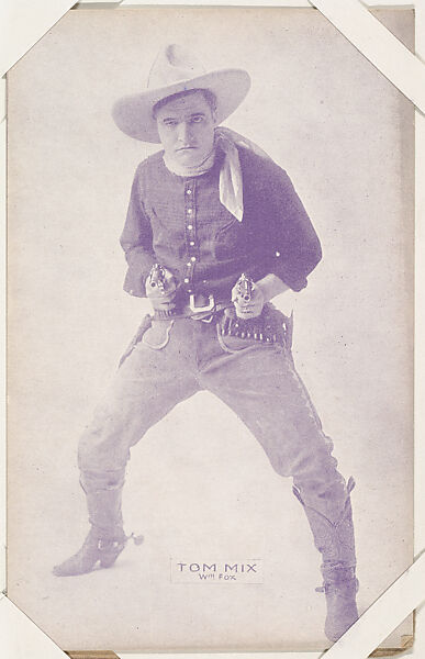 Tom Mix from Western Stars -- Special Sets Exhibits series (W414), Exhibit Supply Company, Commercial color photolithograph 