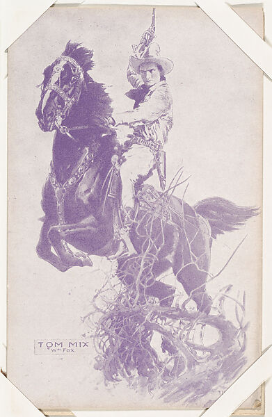 Tom Mix from Western Stars -- Special Sets Exhibits series (W414), Exhibit Supply Company, Commercial color photolithograph 