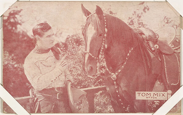 Tom Mix from Western Stars -- Special Sets Exhibits series (W414), Exhibit Supply Company, Commercial color photolithograph 
