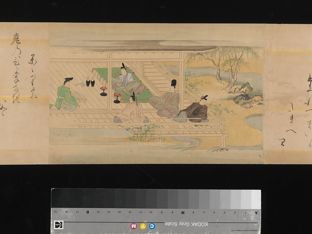 The Tale of Genji, Attributed to Kaihō Yūsetsu (Japanese, 1598–1677), Set of two handscrolls; ink and color on paper, Japan