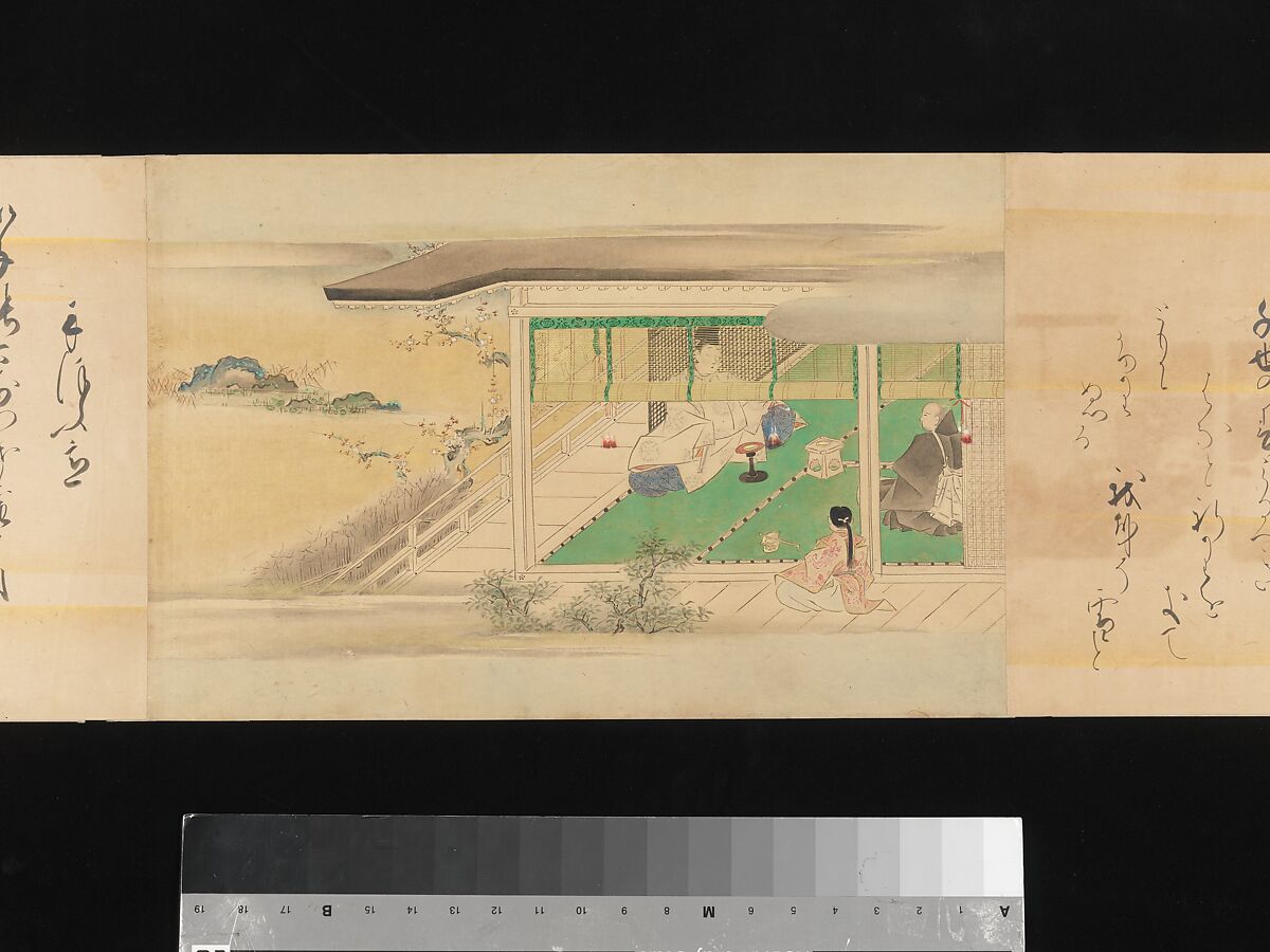 The Tale of Genji, Attributed to Kaihō Yūsetsu (Japanese, 1598–1677), Set of two handscrolls; ink and color on paper, Japan