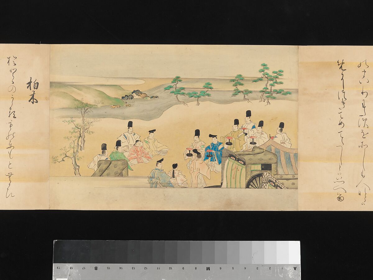 The Tale of Genji, Attributed to Kaihō Yūsetsu (Japanese, 1598–1677), Set of two handscrolls; ink and color on paper, Japan